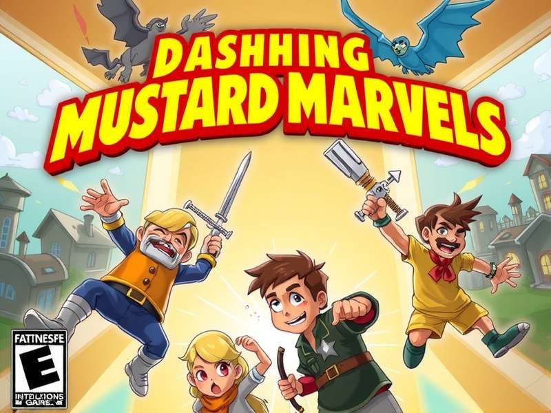 Dashing Mustard Marvels Game Cover Art